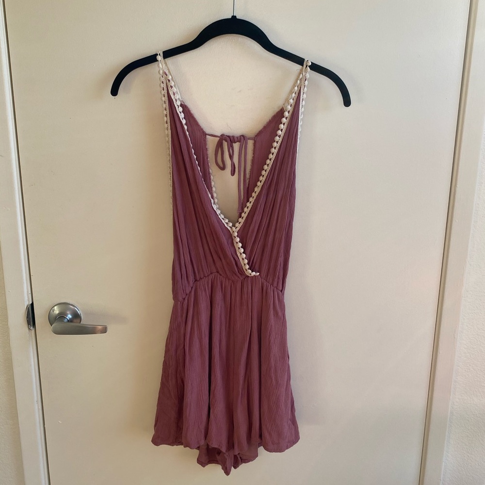 Purple Sullivan Boho Romper